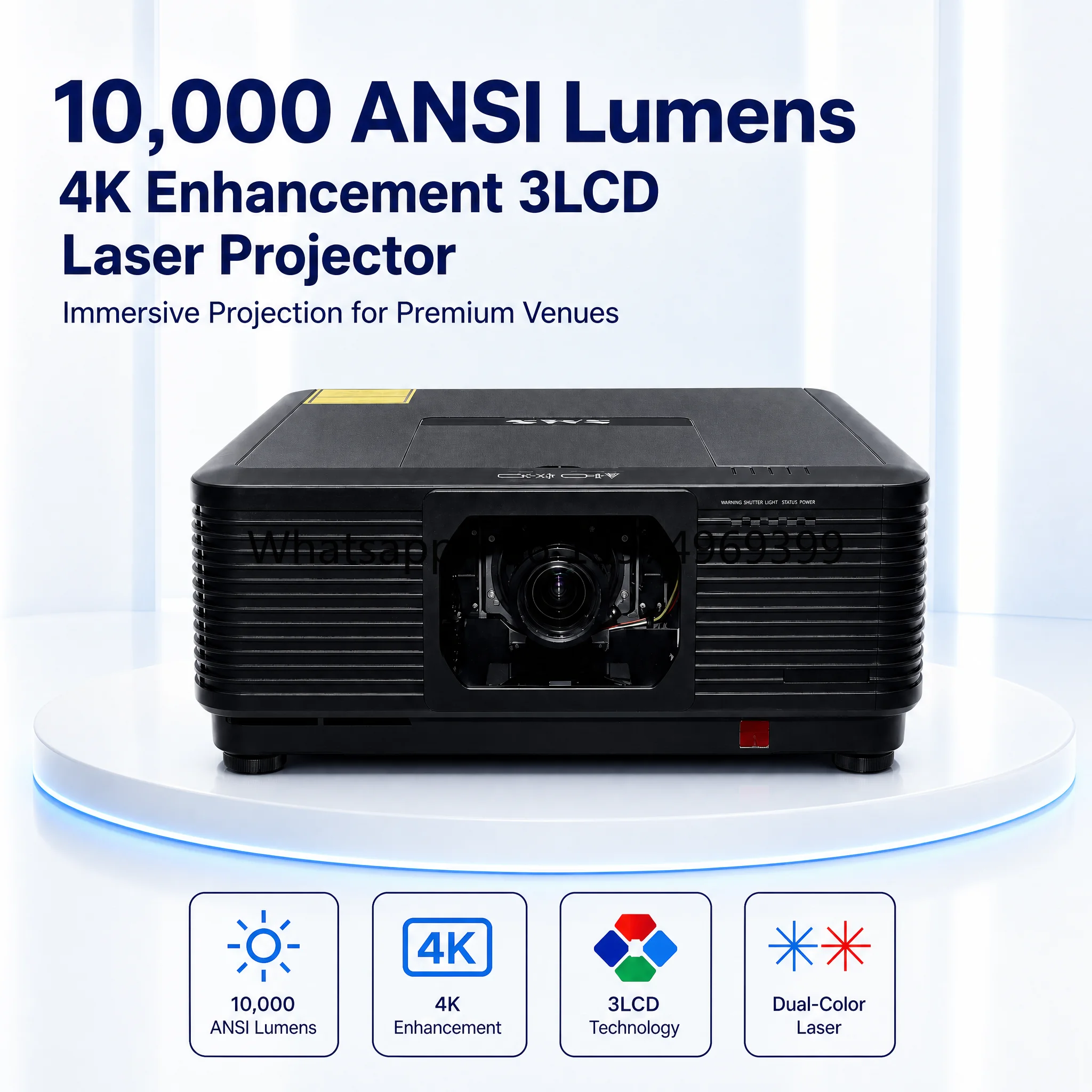 10,000 ANSI Lumens 4K 3LCD Laser Projector MX-PL1000K With 360° Installation and Edge Blending for Auditorium Events