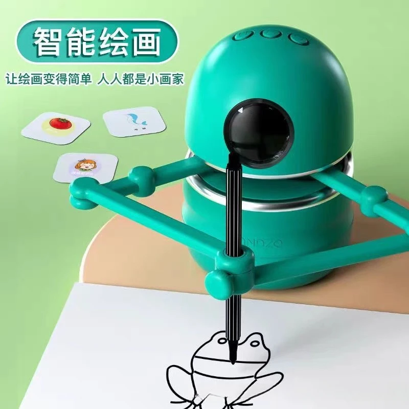 Early education with painting robots: simple and automatic drawing art enlightenment