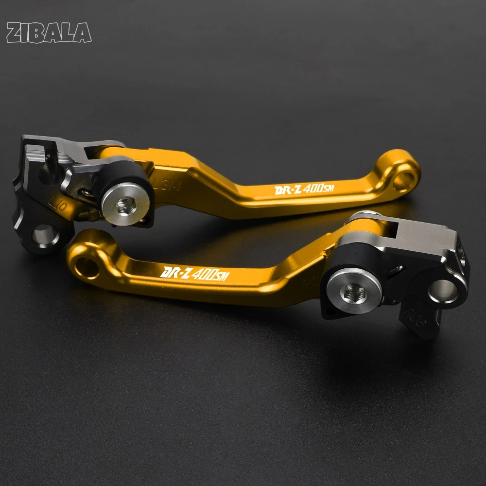 CNC الألومنيوم دراجة نارية الترابية دراجة التحكم الأمامي مقابض المحور الفرامل رافعة عتلات القابض لسوزوكي DRZ400SM DRZ 400SM 2000-2017