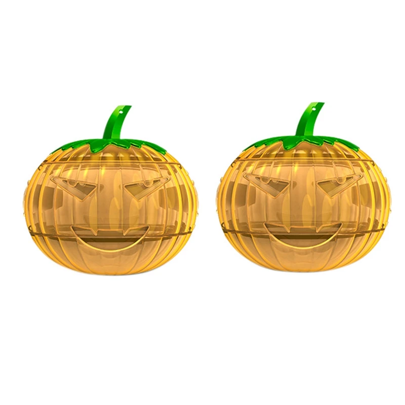 2 Pcs Reusable Fly Catcher Pumpkin Shape Without Trapping Agents