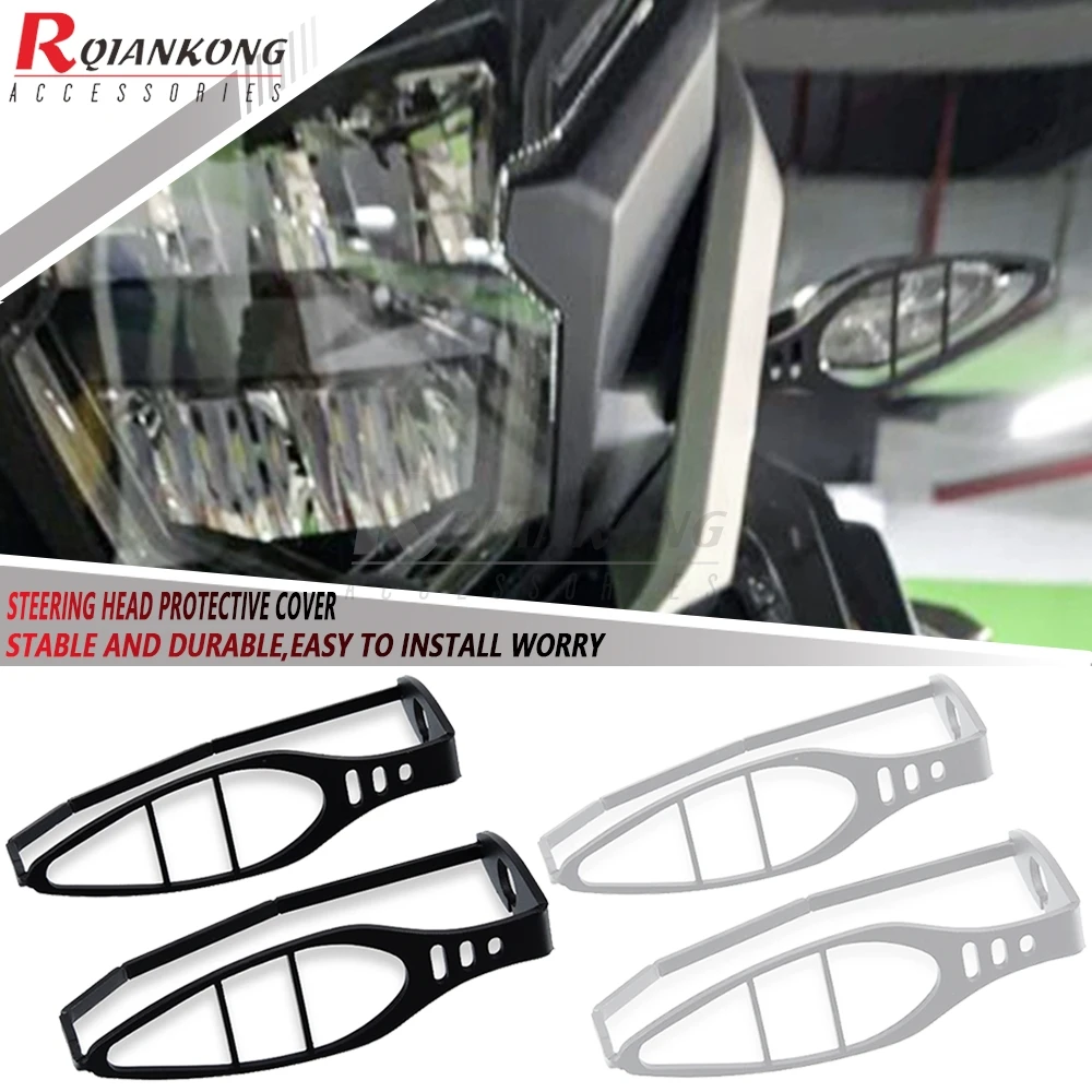 

FOR KOVE 400X 500X 525X 400F Motorcycle Accessories 400X/500X/525X/400F Front Turn Signal Protection Covers Lamp Shields Cap