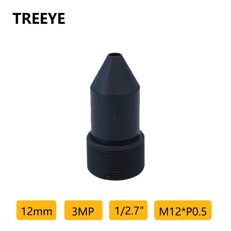 

HD 3megapixel 12mm M12 3MP 1/2.7" Pinhole CCTV Lens Video Surveillance Camera Lens Industrial Detection Metallurgy ATM Lens