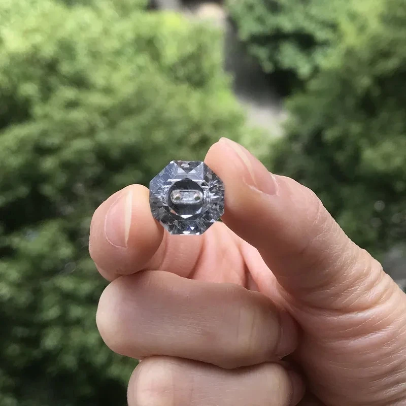 20pcs Clear Crystal gemstone buttons Sewing buttons for shirt Crystal  buttons for garments Sewing Accessories 13mm