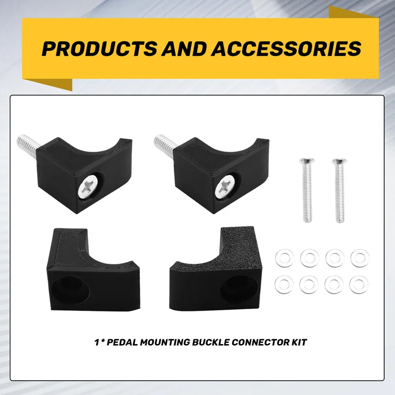 4 ชิ้นเหยียบยึดหัวเข็มขัดชุดสําหรับ Thrustmaster T3pa สําหรับ Logitech G27 G29 เหยียบสําหรับ Playseat Fixing อุปกรณ์เสริม