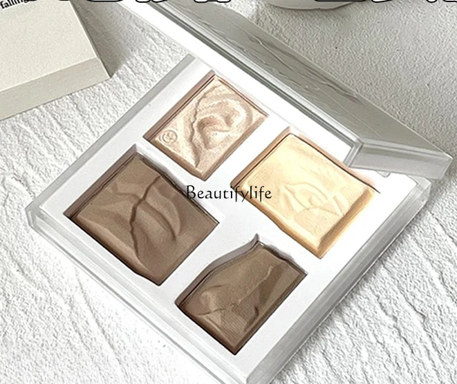 

Палитра для макияжа Contour Compact Sculptor Highlight, четырехцветная, матовая, осветляющая