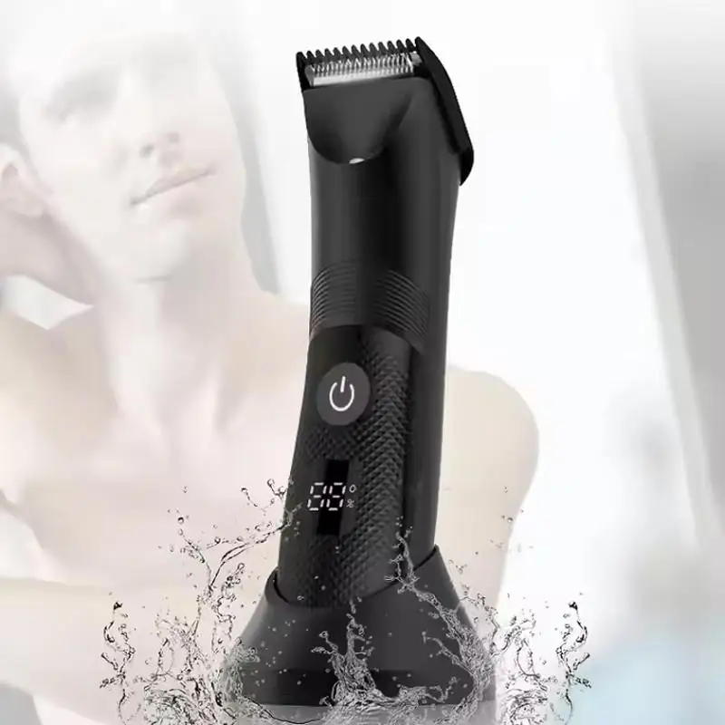 

Men's Waterproof Washable Body Hair Trimmer, Portable Household Electric Shaving Knife, Facial Beard Beauty Set