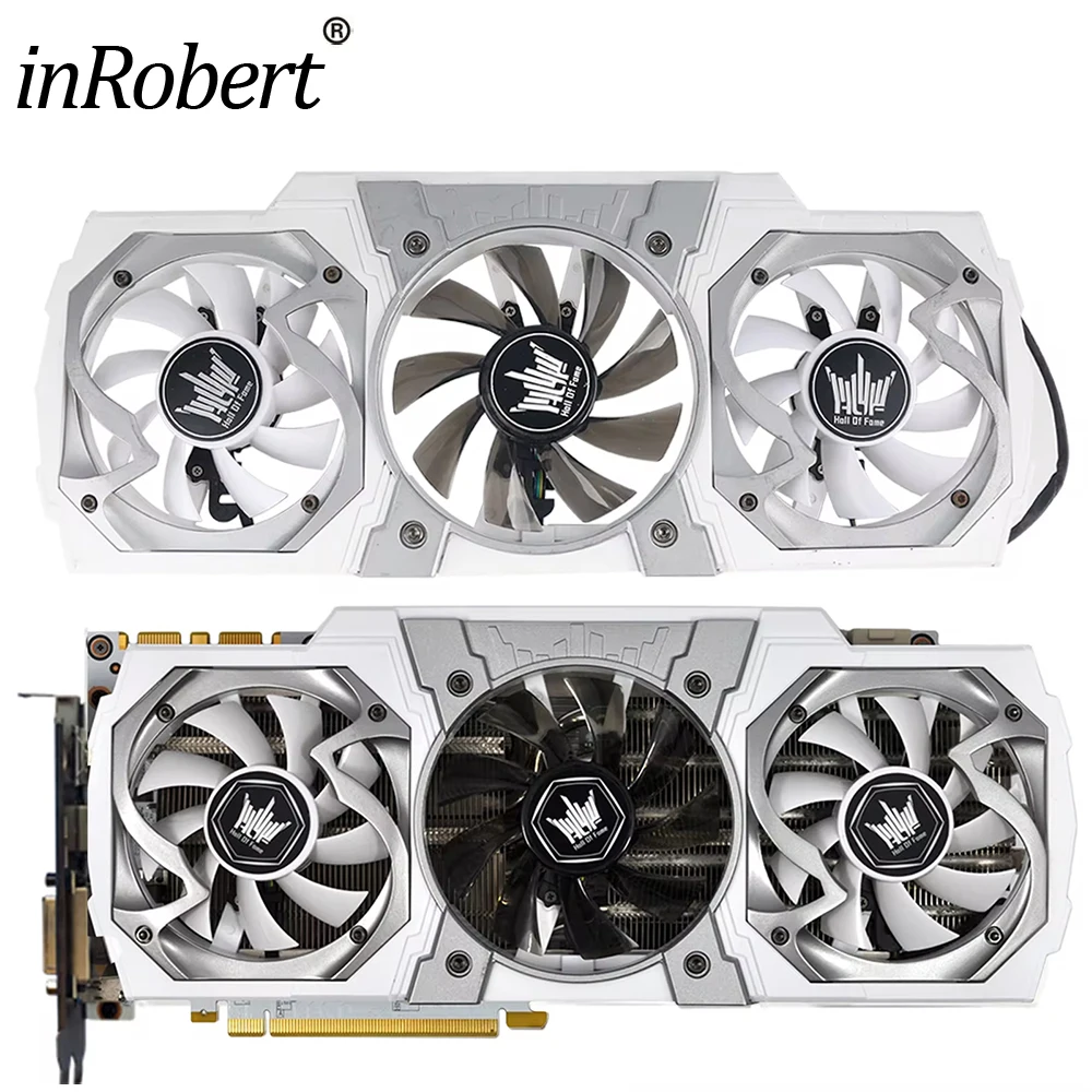 

75mm FY08015L12LPA Graphics card Cooler fan For For GALAX GTX970 980ti HOF Cooling Fan with case