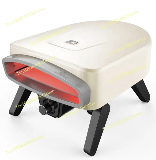 Horno de Pizza a Gas de Alta Calidad de 14 Pulgadas, Parrilla de Pizza Portátil para Acampar, Horno de Gas para Jardín Exterior