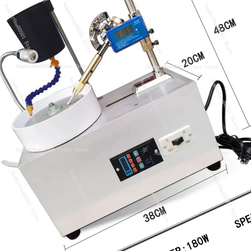 Gem Faceting Machine Lapidary Polisher Flat Grind Sharpener for Seal