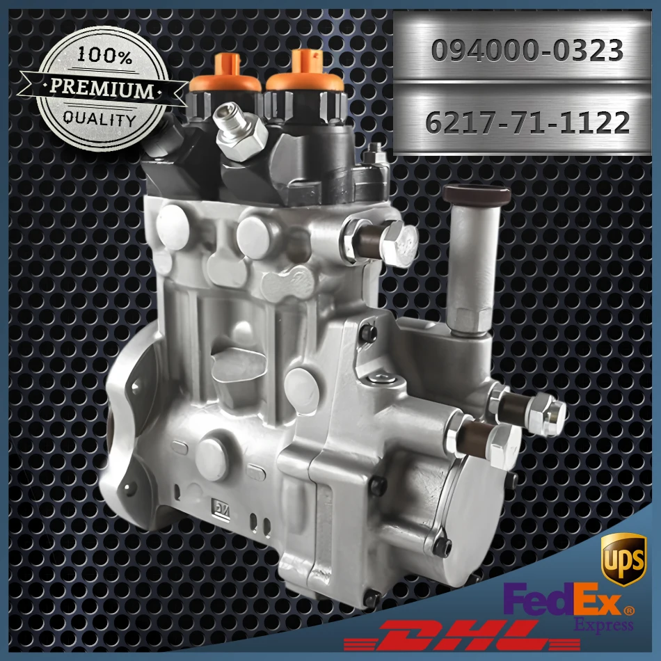 Pompa wtryskowa paliwa 094000-0323 6217-71-1111 Pompa diesla do silnika Komatsu SAA6D125E-5 SA6D140E Ładowarka WA500-3