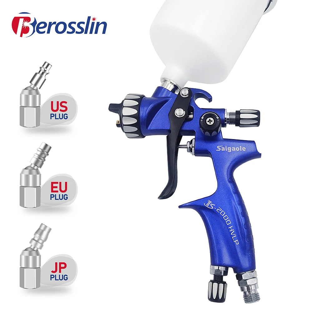 

HVLP Auto Paint Spray Gun 1.3mm Auto Home Industrial Spray Paint Tools TS2000 Low Pressure Manual Spray Gun Cup Capacity 600ml