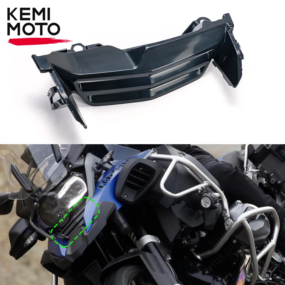 

Motorcycle Front Running Lamp Cover Unpainted Black for BMW R 1200 GS Adventure K51 R1200GS ADV 2012-2018 ABS 2017 Accessories