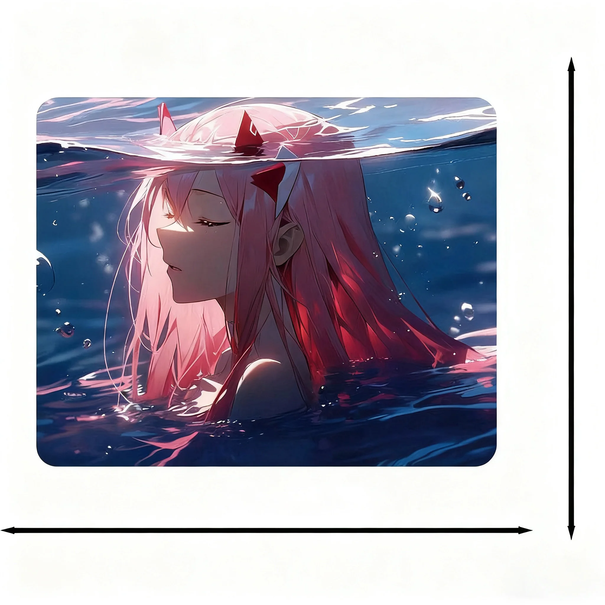 

Индивидуальный игровой коврик для мыши с аниме Beauty Glass, гладкая матовая поверхность, настольная мышь из закаленного стекла, киберспортивный игровой FPS, стеклянный коврик для мыши