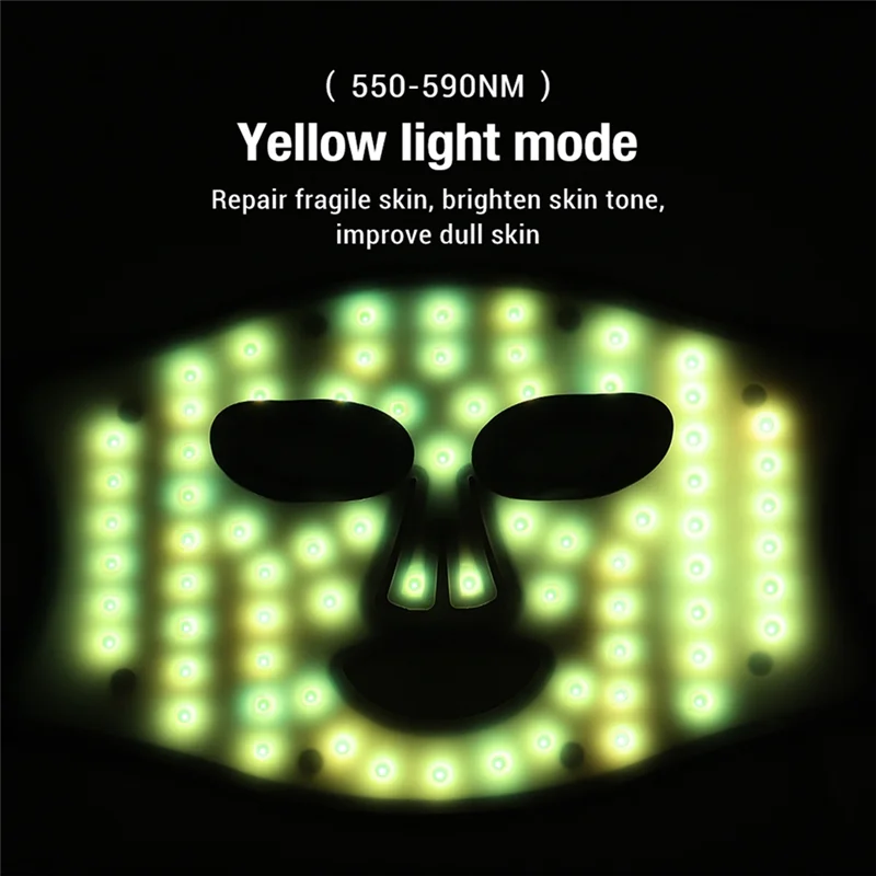 A75X 탑 LED 광자 뷰티 마스크 기기 IPL 회춘은 잔주름을 밝게하고 피부 톤을 밝게합니다. 촉감이 편안합니다.