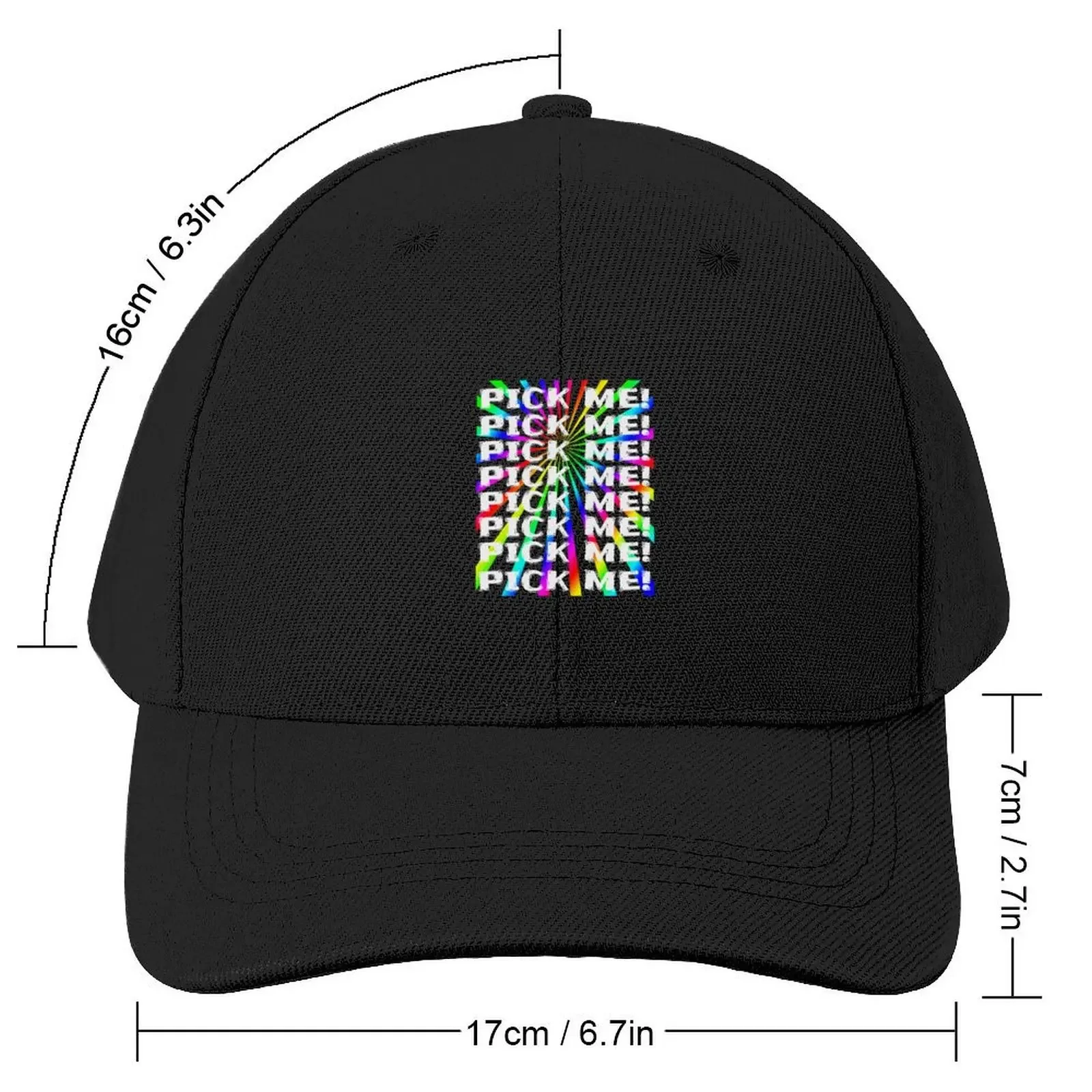 Pick Me! Pick Me Rainbow Price Is Right Classic T-Shirt Baseball Cap Brand Man cap Hat Man Luxury Caps For Men Women's