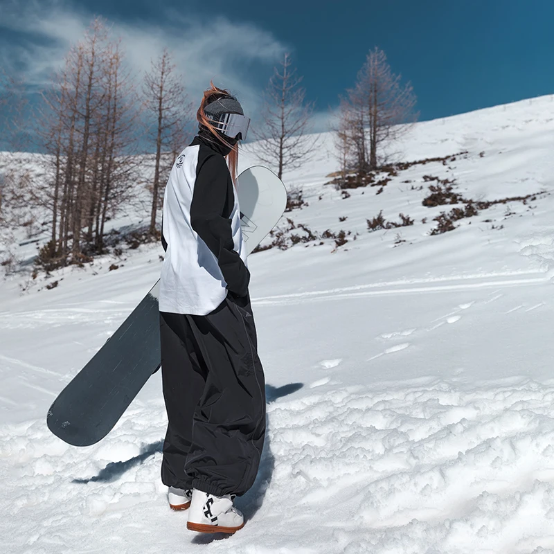 Ski pants are waterproof wear-resistant and windproof Single board skiing for men and women