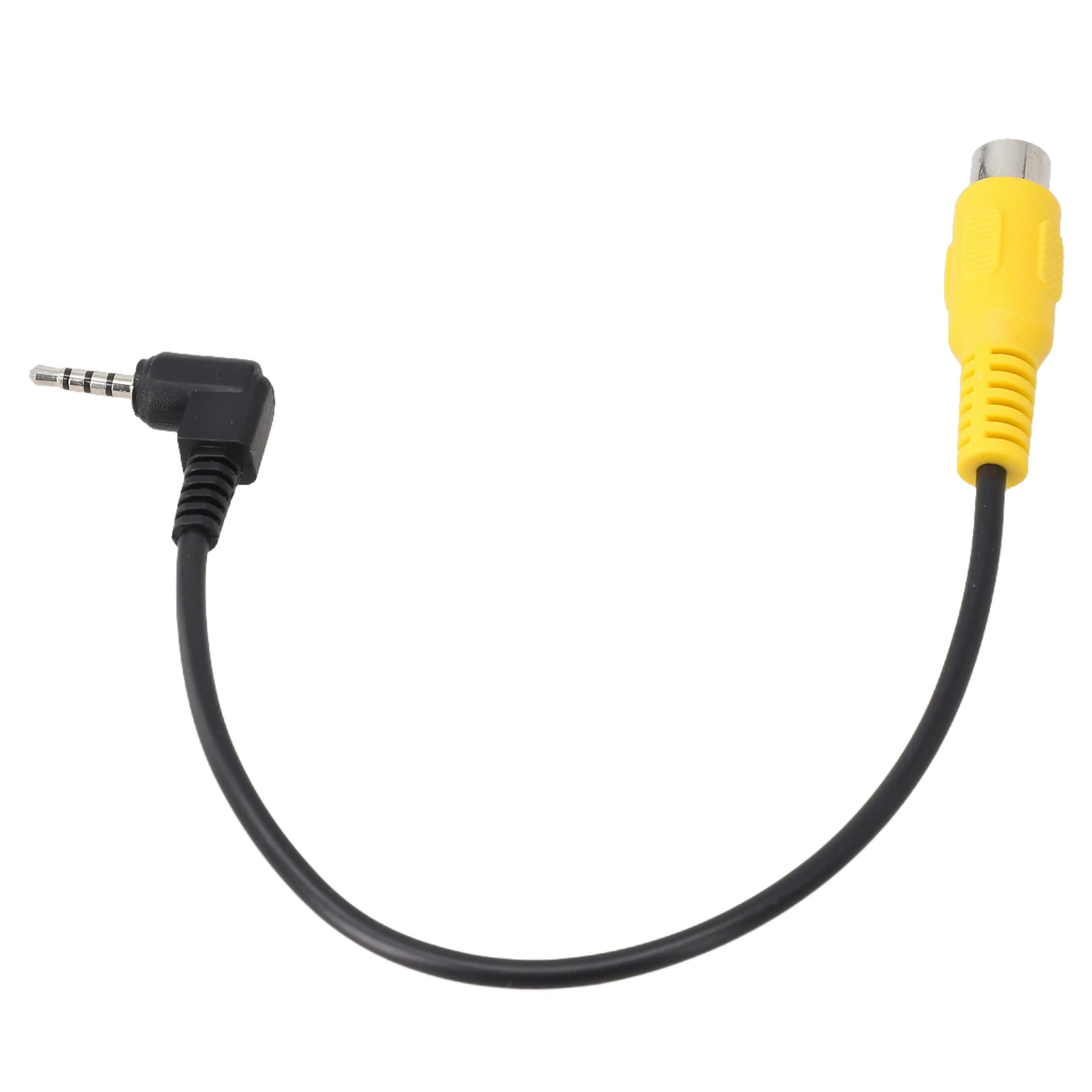 Car AV Input Converter RCA To 2.5mm DC Single Wire Plug Converter For Car Rear  View Reverse Parking Camera To Car DVR