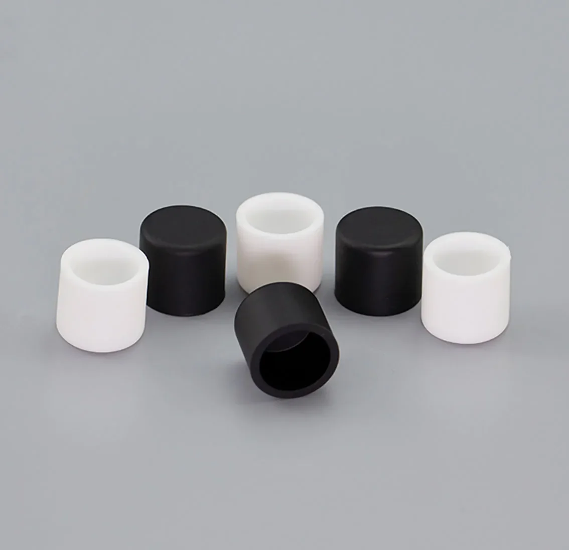 Silicone Rubber Round Caps for Pipe Bolt Furniture Dust Seal End Cover White/ Black  3mm-30.7mm 1 -20 Pcs Protection Gasket