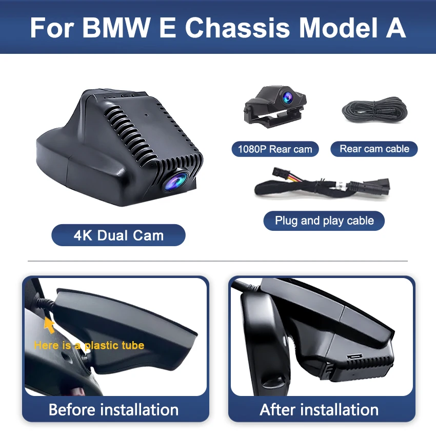 Nieuwe 4K Auto DVR Wifi DVR Video recorder dash cam Voor BMW 1 3 5 7X1X3X5X6M Serie E60 E61 E65 E66 E70 E72 E83 E84 E88 E92 E93