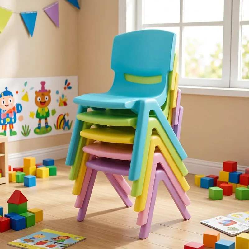 & Thickened Children's Table and Chair, Baby Chair, Backrest Chair, Baby Stool, Kindergarten Special Chair