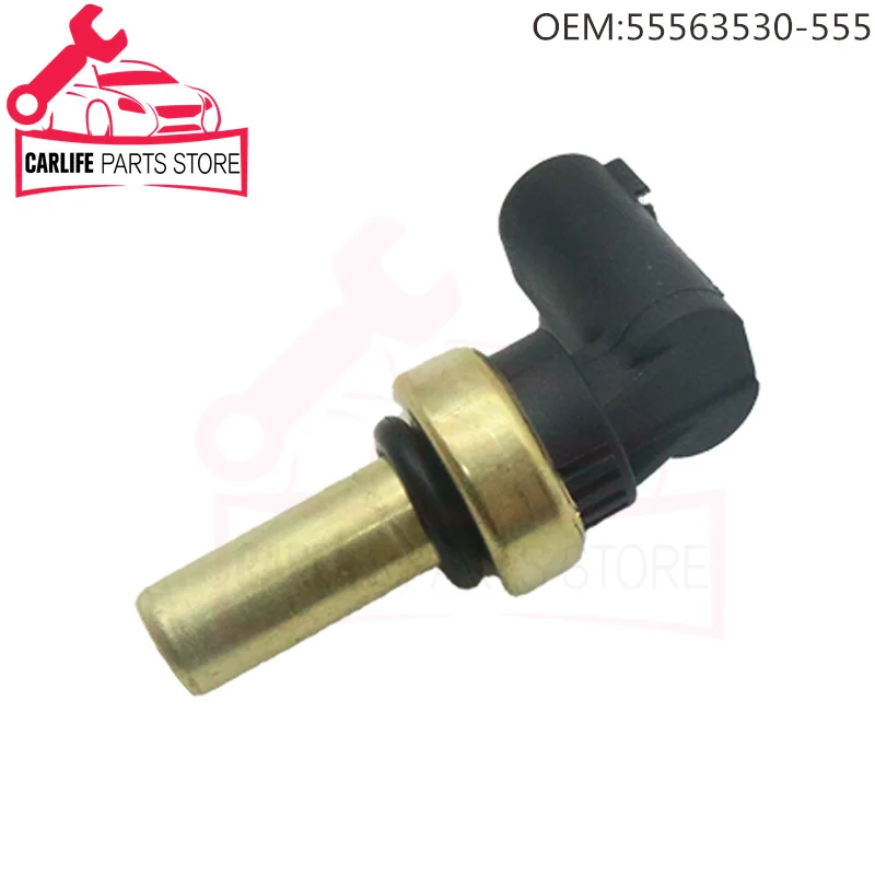 55563530-555 for Chevrolet Cruze Bolt Colorado Sonic Spark Trax GMC Terrain Buick Coolant Water Temperature Sensor 55563530555