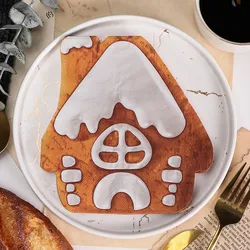 20Pcs/pack Creative Leaf Animal Cat Dog Shape Printed Paper Disposable Napkin Tissues Funny Party Decoration