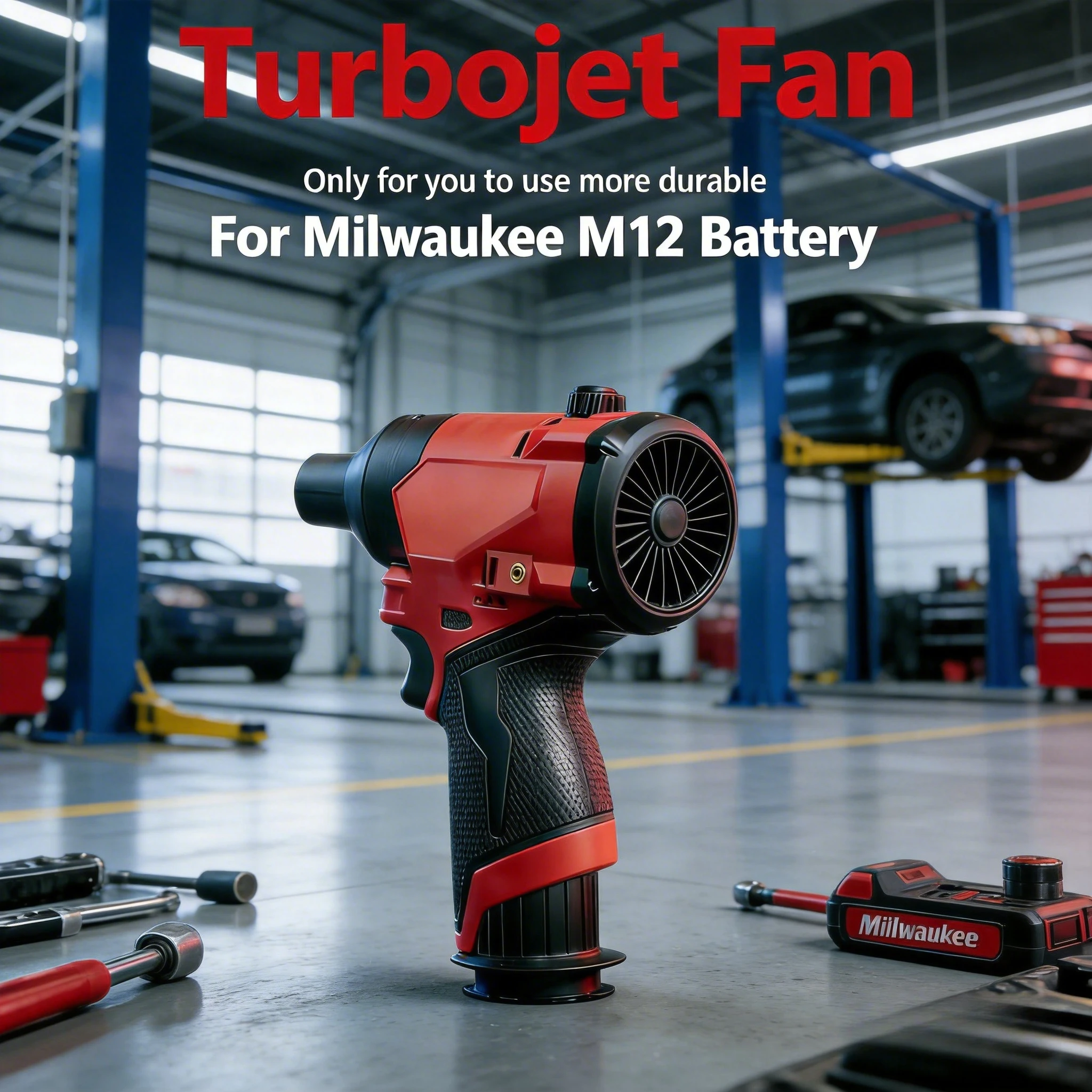 

Milwaukee M12 Turbojet Fan | Brushless Electric Blower | High Speed Portable Air Duster for Cleaning & Drying
