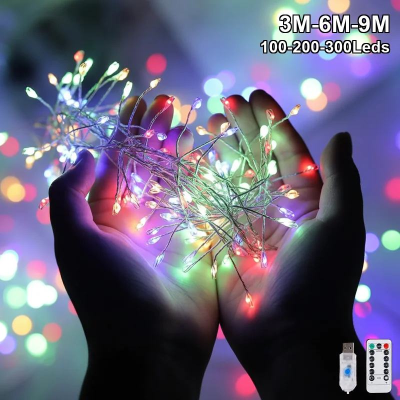 3/6/9M Usb Led Fire…