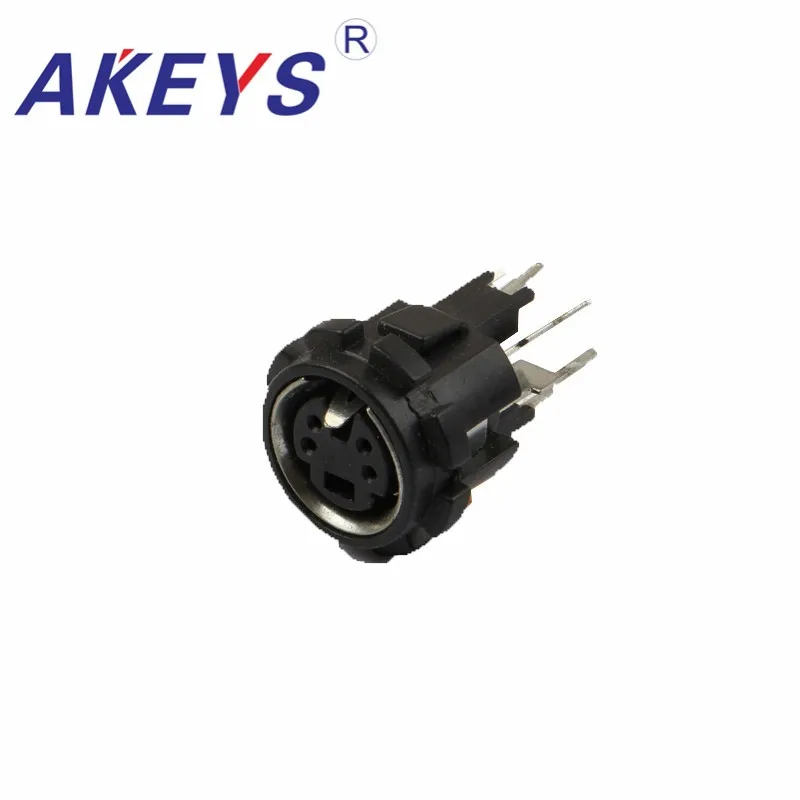 5PCS MDC-4-08 circular keyboard plug S terminal 6-pin 4-pin 4-core DIN socket female