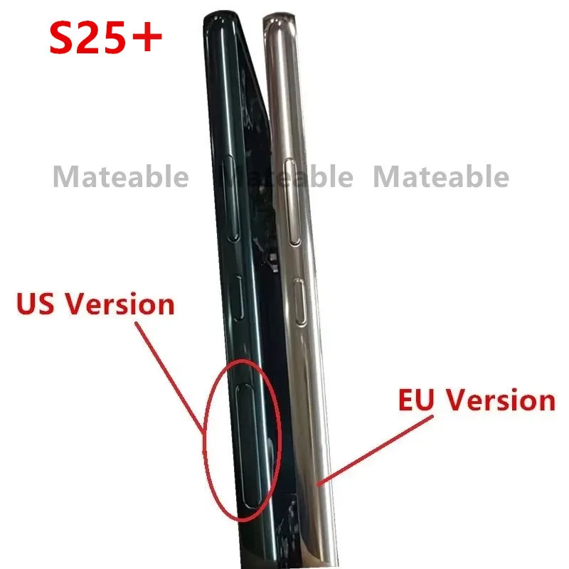 S25Plus For Samsung Galaxy S25 Plus S936 Middle Frame Housing Board LCD Faceplate Bezel Replace Repair Parts + Side Buttons