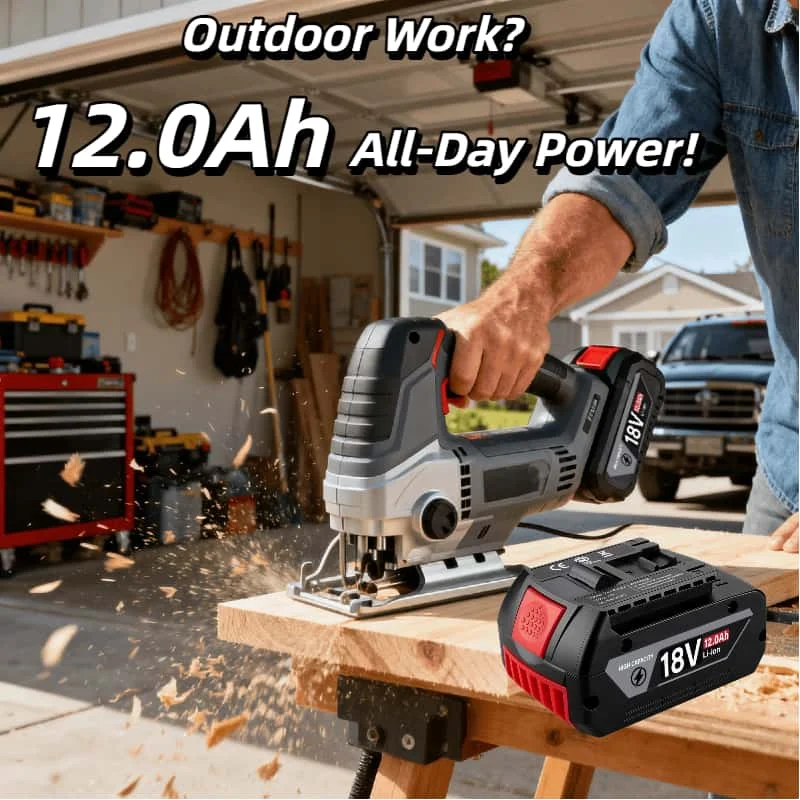 

18V 12.0Ah Heavy-Duty Li-ion Battery for Bosch，Long Cycle Life&Stable Discharge,No Power Anxiety for Outdoor/High-Intensity Work