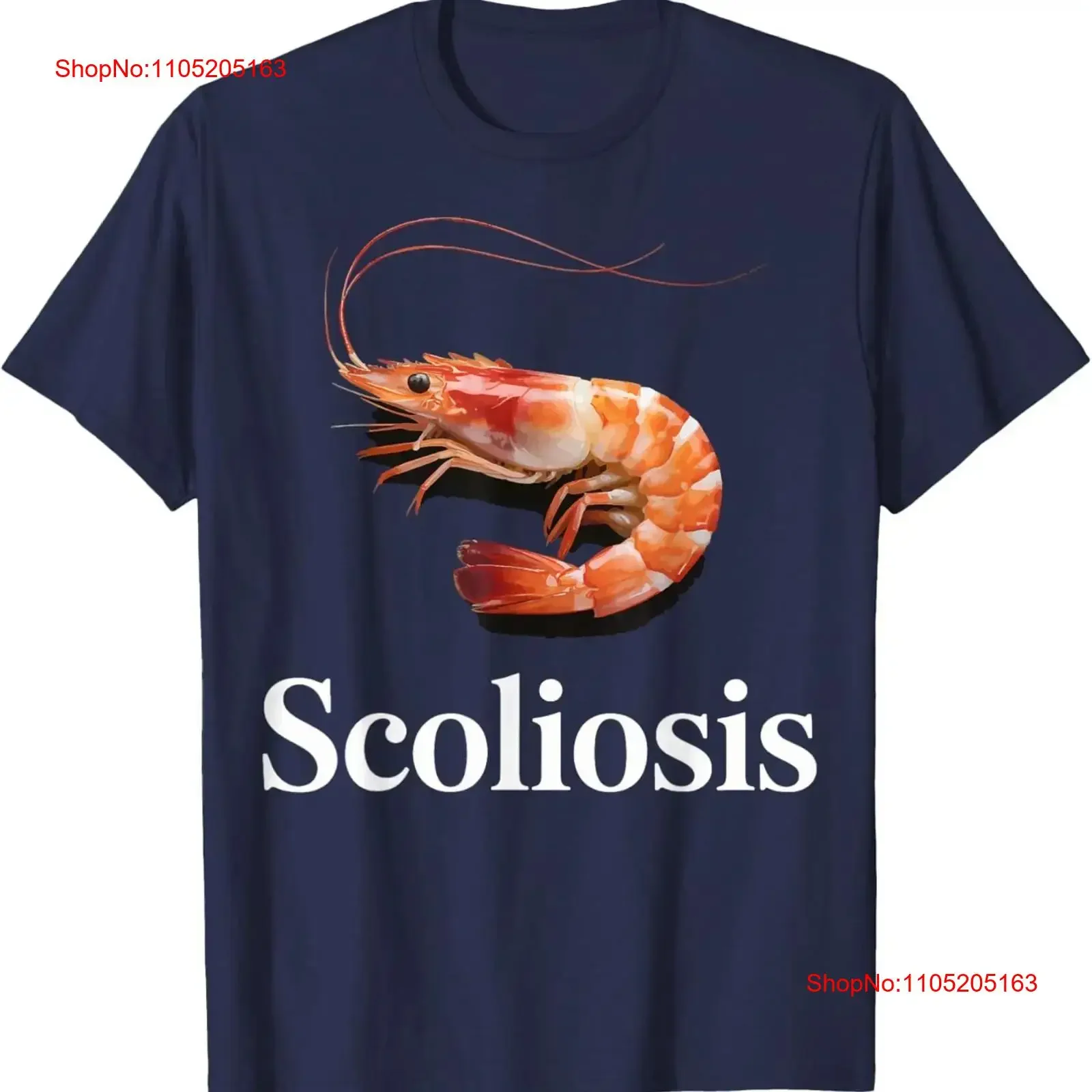 

Scoliosis Awareness Spine Curvature Spinal Funny Shrimp T Shirt vintage Washed fashion Top For Everyday Wear Stretched graphic