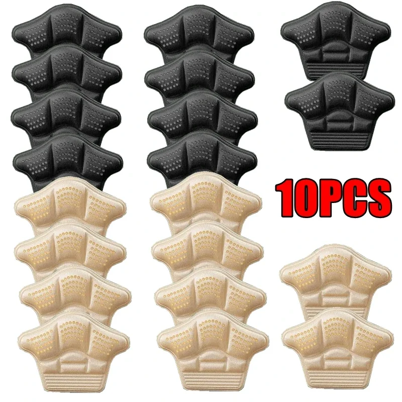 Heel Protectors Stickers Feet Pads for Sneakers Comfort Silicon Non Slip Shoe Pads Foot Pain Relievers Shoes Inserts 10Pcs