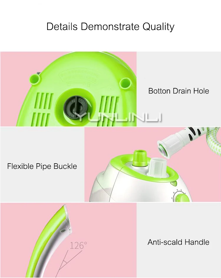 1.7L Garment Steamer Home Appliances Steam Iron Hanging Machine Popular Handheld Vertical Steamer for Clothes