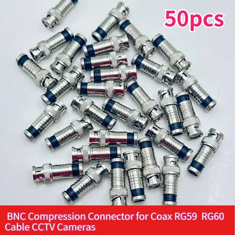 50Pcs Bnc Compressi…