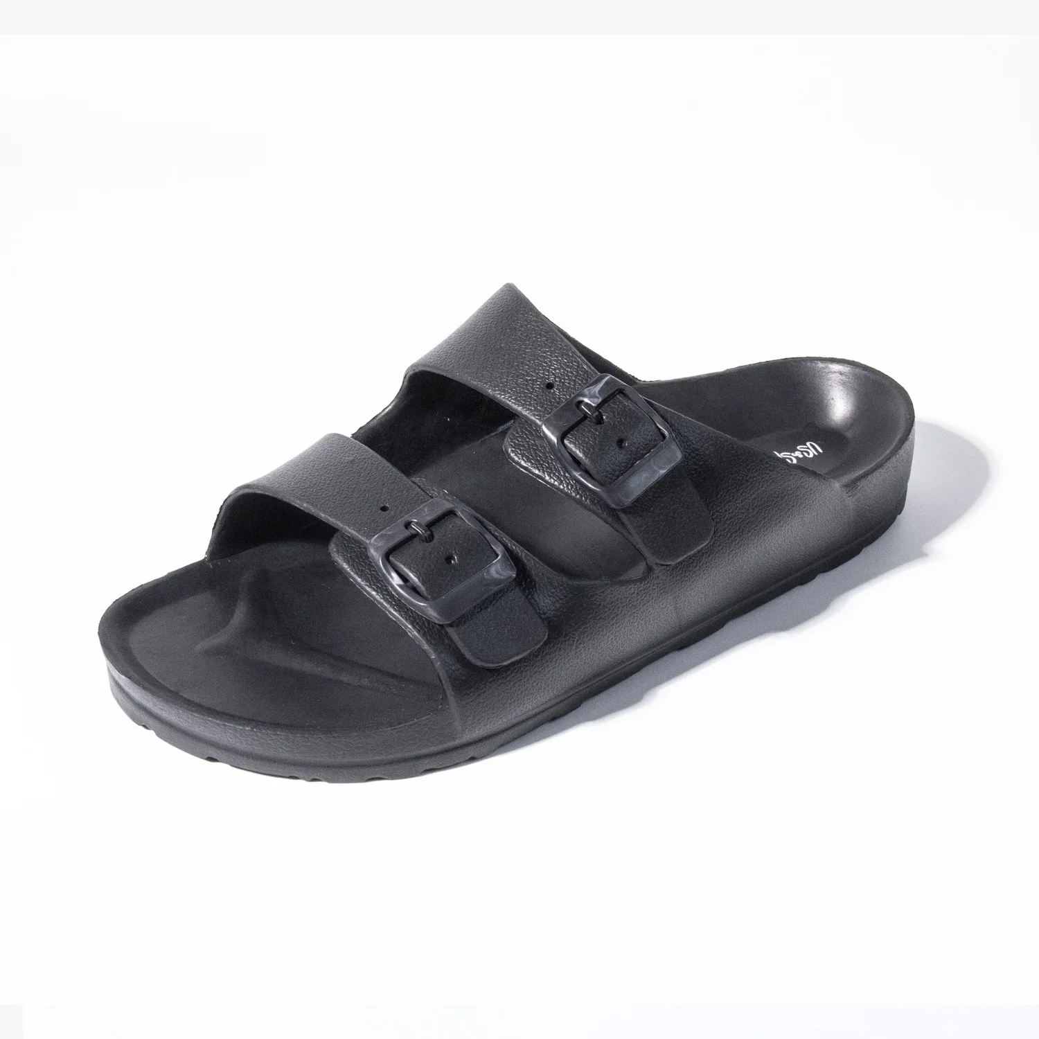 Summer Pillow Slippers for Women and Men Adjustable Double Buckle Shower Slides Cushioned Thick Sole Sandals Garden Clogs Shoes