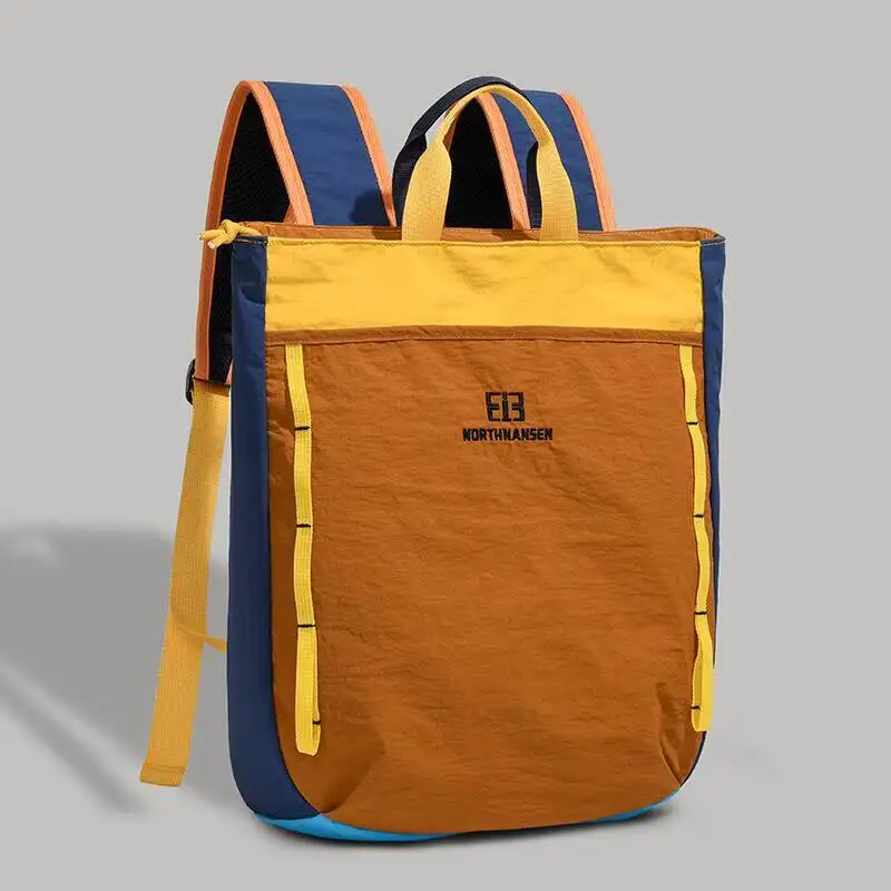 حقيبة ظهر صغيرة للمشي لمسافات طويلة، حقائب نهارية خفيفة الوزن للاستخدام الخارجي، حقيبة ظهر ذات ألوان الدوبامين للسفر للرجال والنساء، سعة كبيرة وخفيفة الوزن #1