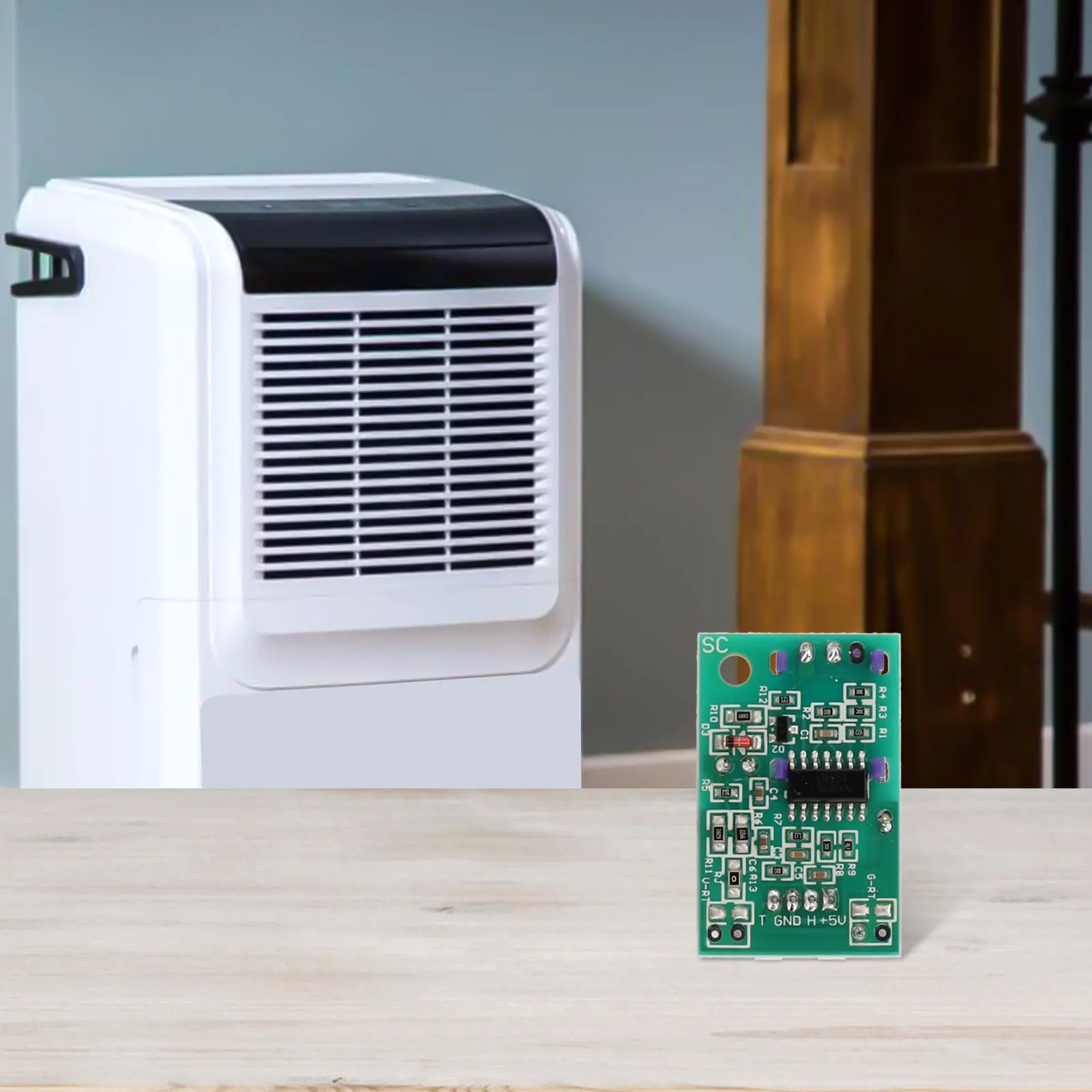 

As Shown In The Figure Temperature Humidity Module Humidity Sensor Board Low Temperature Dependence Polymer Material