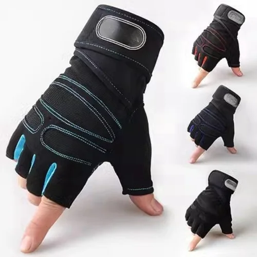 Guantes de gimnasio, guantes de levantamiento de pesas para Fitness, entrenamiento de culturismo, ejercicio deportivo, deporte de ciclismo, guantes de entrenamiento para hombres y mujeres M/L/XL