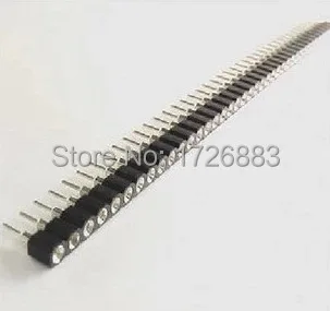 YYT 10PCS 2.54mm Round Female Header tin Single Row 40Pin, 0.1\