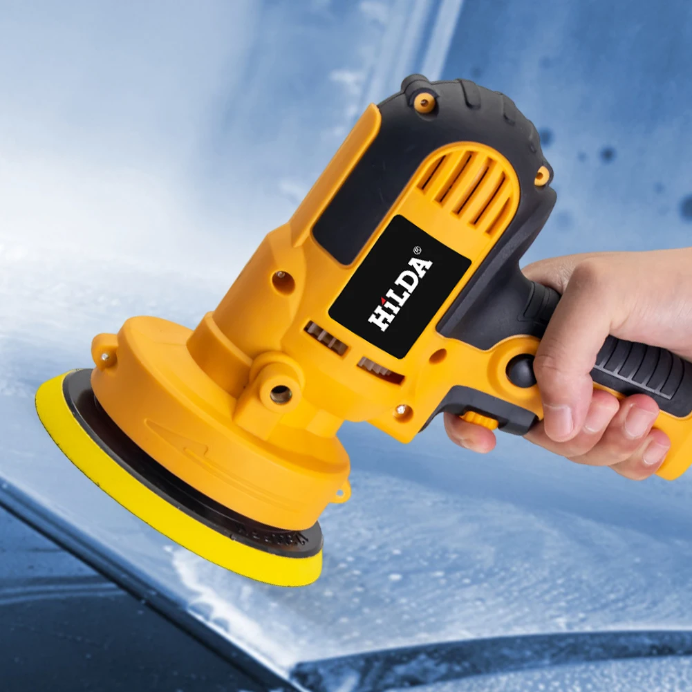 700W Car Polishing Machine Low Noise Handheld Polisher Car Care Sanding Waxing Tool Car Accessories