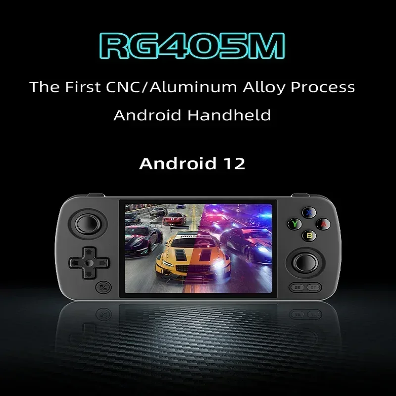 ANBERNIC RG405M Handheld Game Console 4 Inch IPS Touch Screen T618 HD Alloy Android 12 Portable Retro Player 512 480 PS2 Games