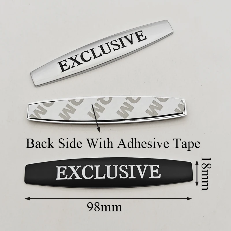 3D معدن كروم أسود سيارة ملصق شعار حصري شارة شعار الشارات لمرسيدس بنز العالمي اكسسوارات السيارات