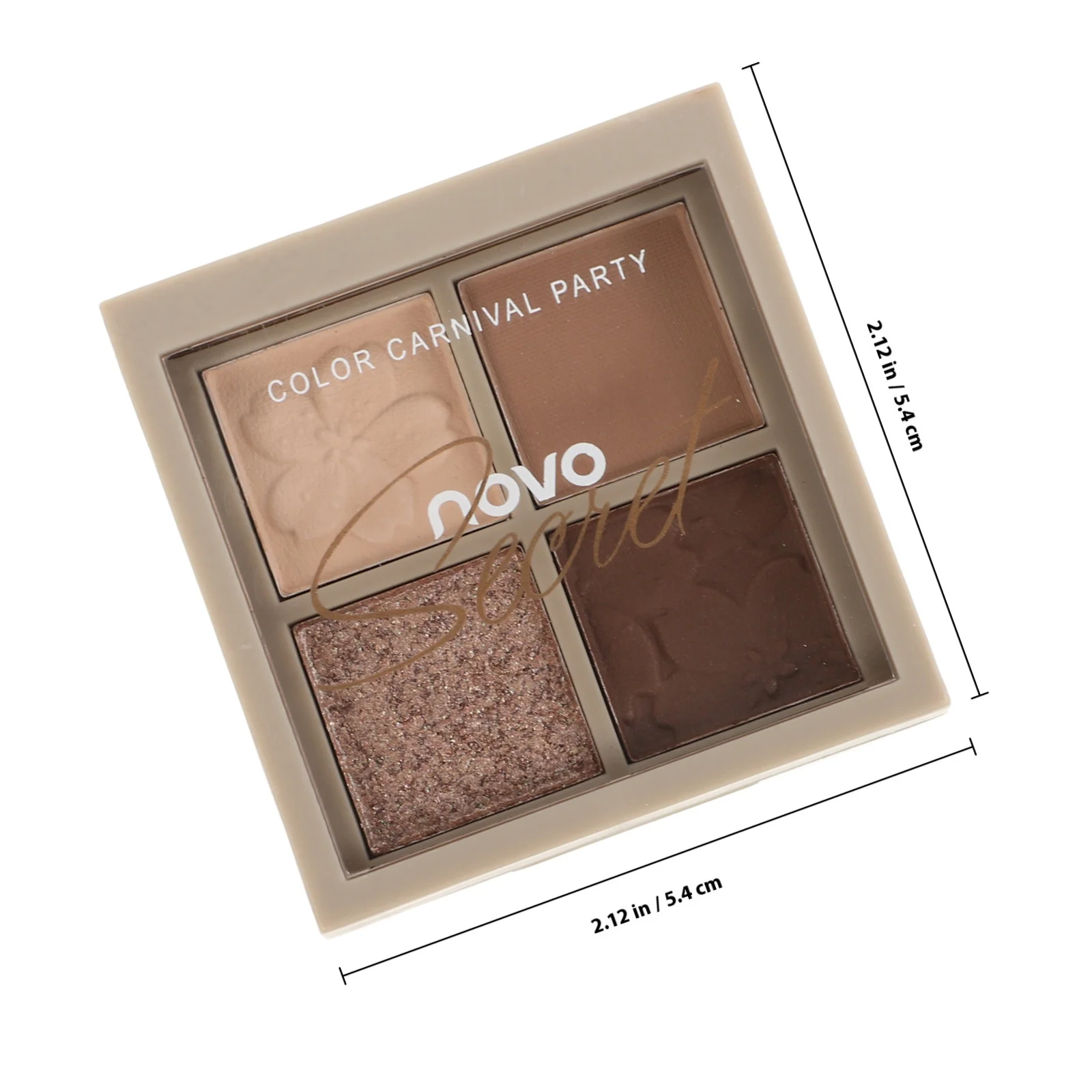 لوحة ظلال عيون محايدة غير لامعة مقاس سفر يدوم طويلاً ومقاومة للماء وصبغة عالية مع مرآة #3