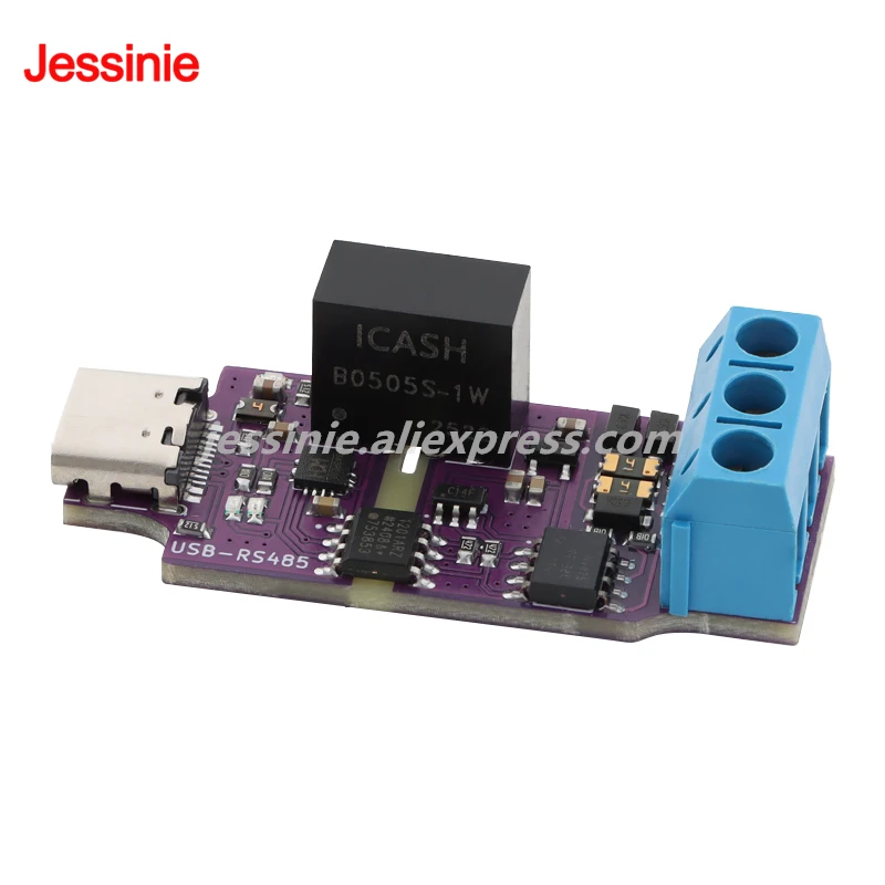 5 szt./1 szt. Izolowany moduł USB do RS485 z automatycznym przełączaniem, szybki ​ ​ Izolacja zasilania komunikacji 2 Mbps — zdjęcie produktu 3