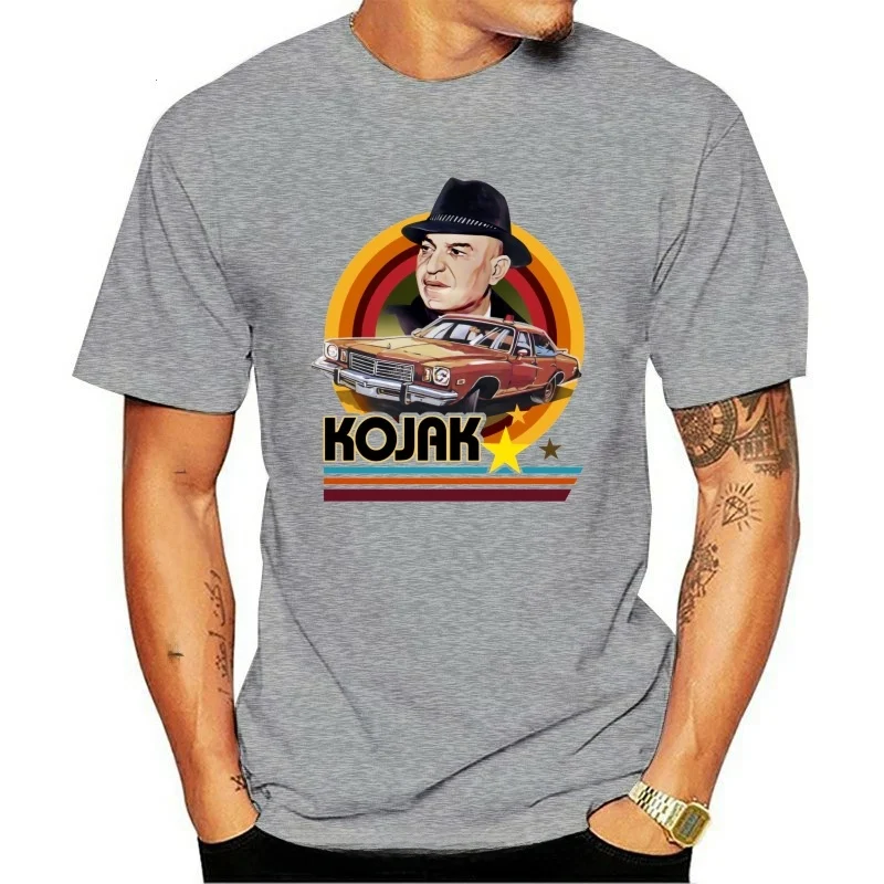 

Новая мужская футболка Kojak от Trazzo, женская хлопковая футболка, удобная дышащая модная повседневная одежда на все сезоны