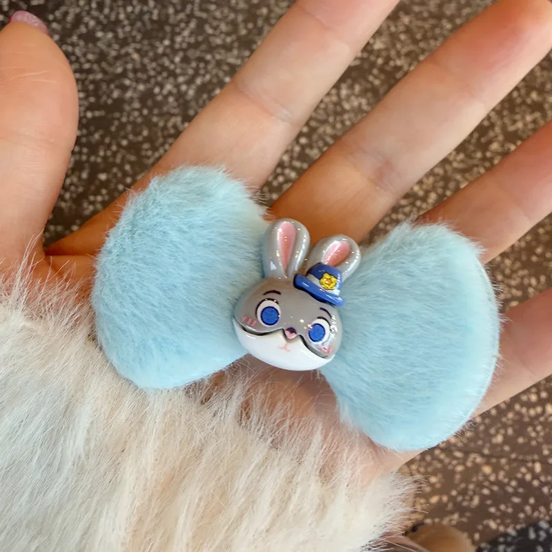 4 قطع دبوس شعر لطيف من Zootopia مشبك شعر فتاة الفاكهة الكرتونية، مشبك شعر لطيف للأطفال، شعر عصري #3