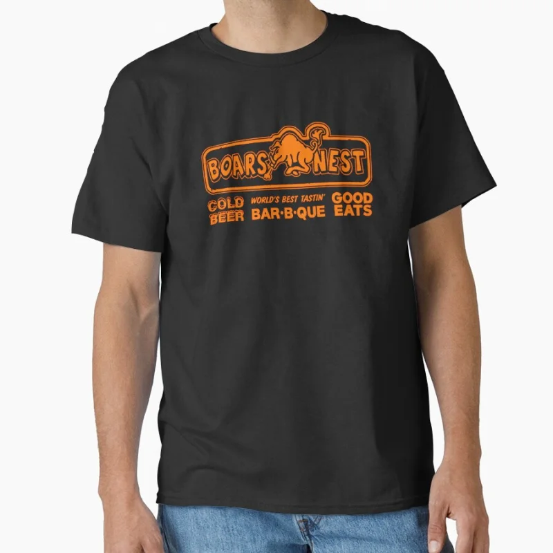 

The B-o-ars Nest 70s tv series The Dukes of Hazzard Short-sleeve crewneck T-shirt for men Large size Adult Tops S-6xl
