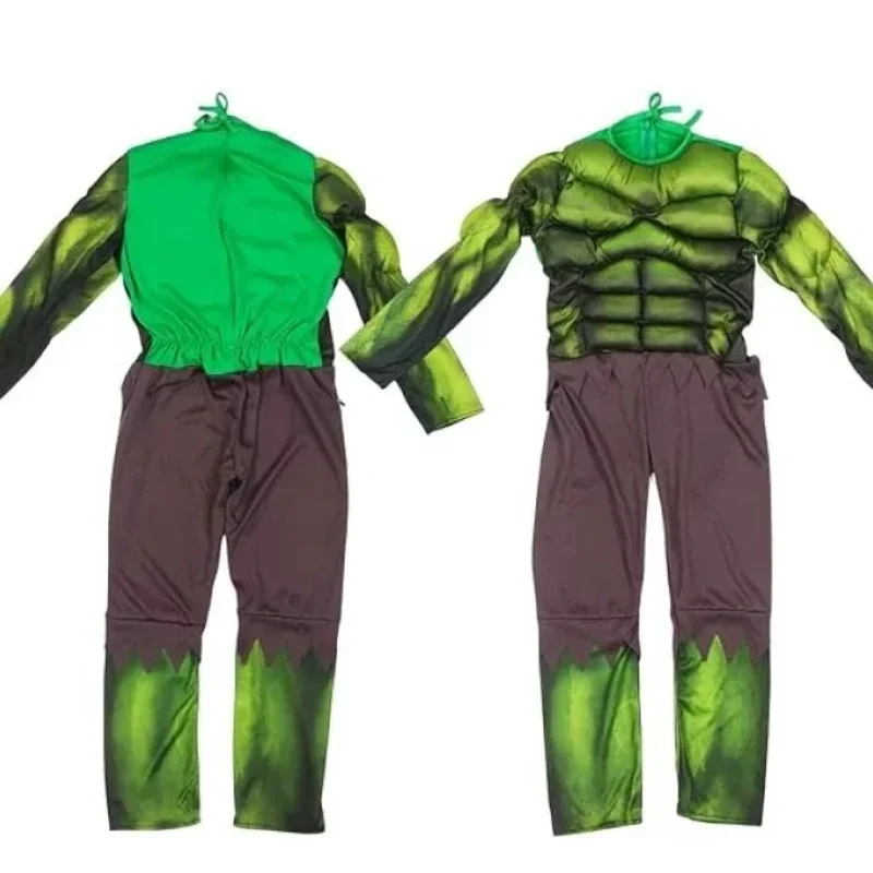 Kids Hulk Costume Cosplay for Kids Foam Boxing Gloves Superhero Costumes Dress Up Kids Carnival Halloween Party Jumpsuit Props