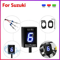 Mortorcycle speed gear display indicator for suzuki gsf 650 800 V-Strom GSXR 600 SV650 750Ecu Plug Mount Intruder